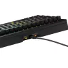 Glorious Gaming GMMK 3 HE 65% Prebuilt com fios preto - FR, com fios, USB, mecânico, AZERTY, RGB LED, preto
