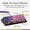 Glorious Gaming GMMK 3 HE 65% Prebuilt com fios preto - FR, com fios, USB, mecânico, AZERTY, RGB LED, preto