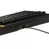 Glorious Gaming GMMK 3 HE 75% Prebuilt com fios preto - FR, com fios, USB, mecânico, AZERTY, RGB LED, preto