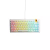 Glorious Gaming GMMK 3 HE 75% Prebuilt com fios branco - FR, com fios, USB, mecânico, AZERTY, RGB LED, branco