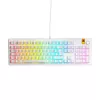 Glorious Gaming GMMK 3 HE 100% Prebuilt com fios branco - FR, com fios, USB, mecânico, AZERTY, RGB LED, branco