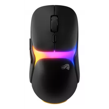 Glorious Gaming Model O3 rato gaming sem fios – sistema de baterias substituíveis InfinitePlay, polling de 8k, interruptores óticos com 130 milhões de cliques, ultraleve com 66 g, sensor ótico 30K-DPI, RGB – preto