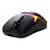 Glorious Gaming Model O3 rato gaming sem fios – sistema de baterias substituíveis InfinitePlay, polling de 8k, interruptores óticos com 130 milhões de cliques, ultraleve com 66 g, sensor ótico 30K-DPI, RGB – preto