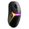 Glorious Gaming Model O3 rato gaming sem fios – sistema de baterias substituíveis InfinitePlay, polling de 8k, interruptores óticos com 130 milhões de cliques, ultraleve com 66 g, sensor ótico 30K-DPI, RGB – preto