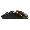 Glorious Gaming Model O3 rato gaming sem fios – sistema de baterias substituíveis InfinitePlay, polling de 8k, interruptores óticos com 130 milhões de cliques, ultraleve com 66 g, sensor ótico 30K-DPI, RGB – preto
