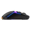 Glorious Gaming Model O3 rato gaming sem fios – sistema de baterias substituíveis InfinitePlay, polling de 8k, interruptores óticos com 130 milhões de cliques, ultraleve com 66 g, sensor ótico 30K-DPI, RGB – preto