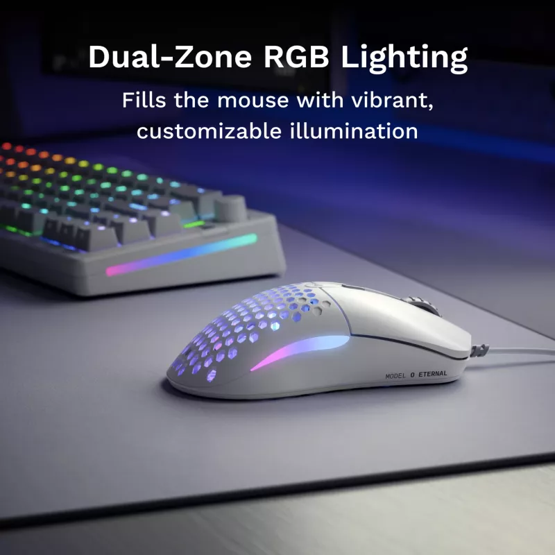 Glorious Gaming Model O Eternal rato destro USB Type-A ótico 12000 DPI