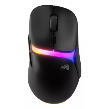 Glorious Gaming Model D3 rato gaming sem fios – sistema de baterias substituíveis InfinitePlay, polling de 8k, interruptores óticos com 130M cliques, ultraleve 69g, sensor ótico 30K-DPI, RGB – preto