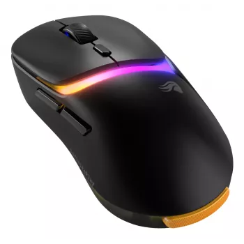 Glorious Gaming Model D3 rato gaming sem fios – sistema de baterias substituíveis InfinitePlay, polling de 8k, interruptores óticos com 130M cliques, ultraleve 69g, sensor ótico 30K-DPI, RGB – preto