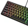 Glorious Gaming GMBK 75% teclado USB QWERTY inglês dos EUA preto