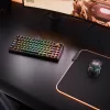Glorious Gaming GMBK 75% teclado USB QWERTY inglês dos EUA preto