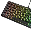 Glorious Gaming GMBK 75% teclado USB AZERTY francês preto