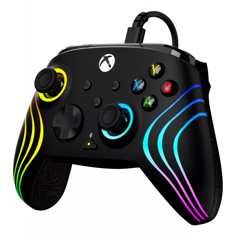 Comando Turtle Beach Afterglow Wave preto USB PC Xbox Series