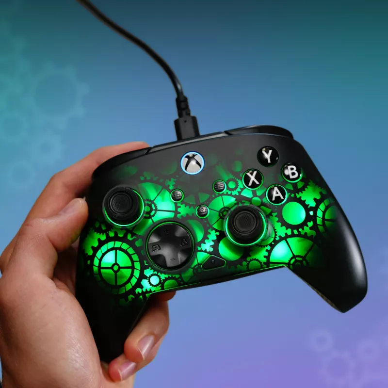 Comando Turtle Beach Afterglow Ignite com fios RGB controlador iluminação RGB personalizável botões reprogramáveis