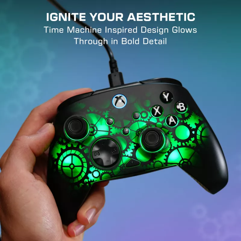 Comando Turtle Beach Afterglow Ignite com fios RGB controlador iluminação RGB personalizável botões reprogramáveis