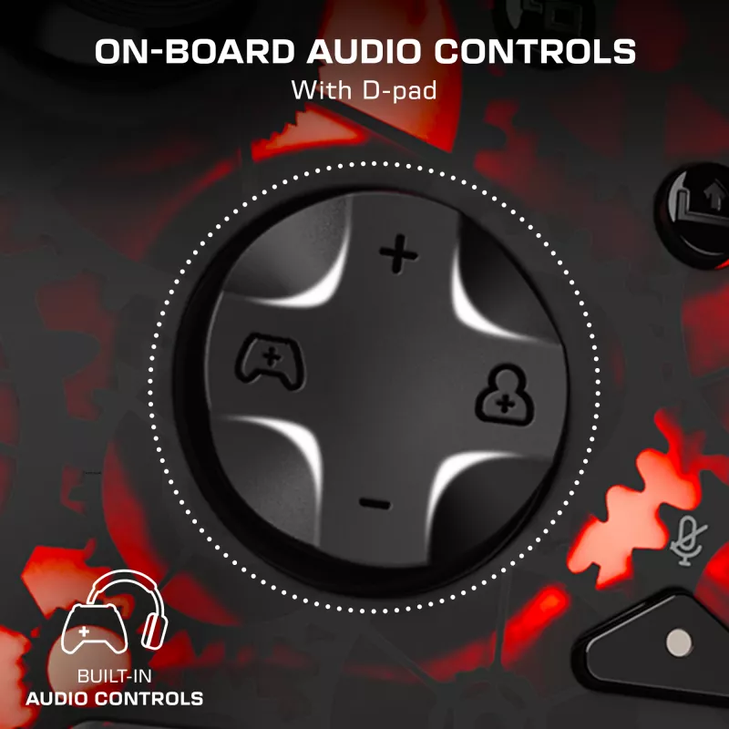 Comando Turtle Beach Afterglow Ignite com fios RGB controlador iluminação RGB personalizável botões reprogramáveis