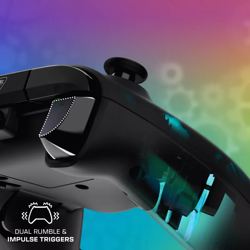 Comando Turtle Beach Afterglow Ignite com fios RGB controlador iluminação RGB personalizável botões reprogramáveis