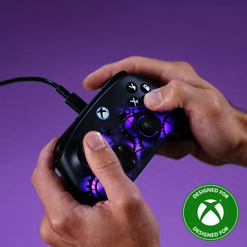 Comando Turtle Beach Afterglow Ignite com fios RGB controlador iluminação RGB personalizável botões reprogramáveis