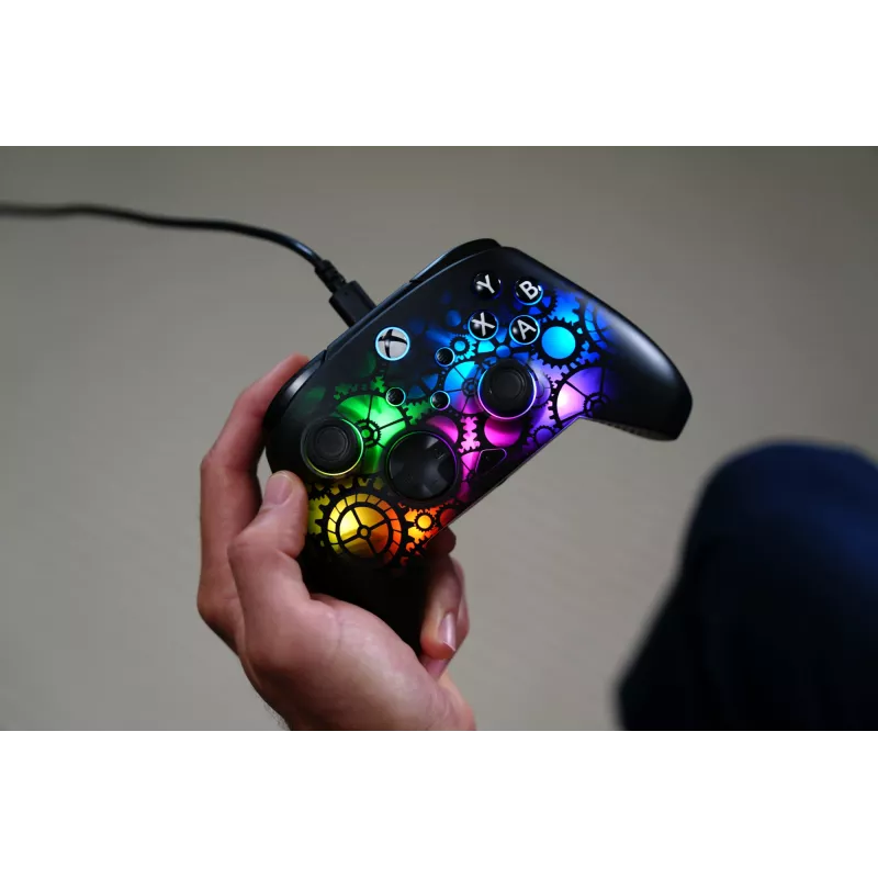 Comando Turtle Beach Afterglow Ignite com fios RGB controlador iluminação RGB personalizável botões reprogramáveis