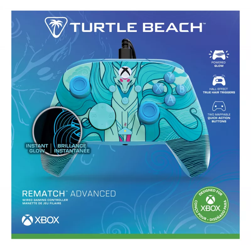Comando Turtle Beach Rematch Advanced com fios 2025 USB multicolor Xbox One Xbox One S Xbox One X