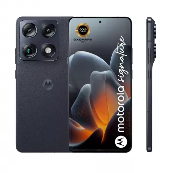 Motorola Signature Smartphone, AMOLED de 6,78 polegadas, 16 GB/512 GB, Carbon