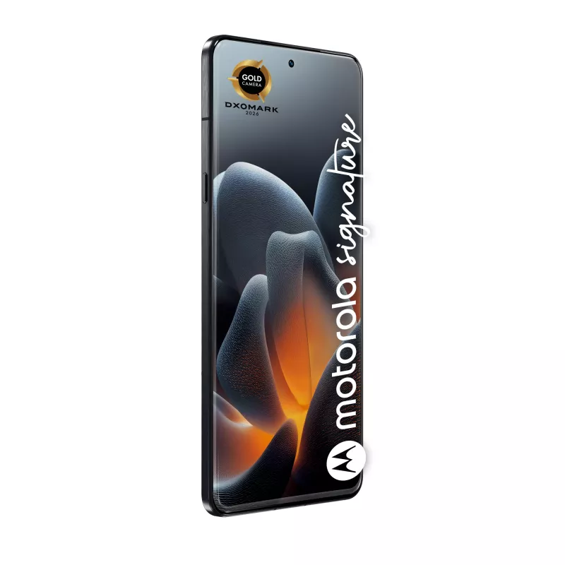 Motorola Signature Smartphone, AMOLED de 6,78 polegadas, 16 GB/512 GB, Carbon