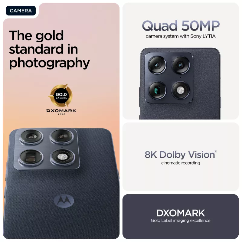 Motorola Signature Smartphone, AMOLED de 6,78 polegadas, 16 GB/512 GB, Carbon