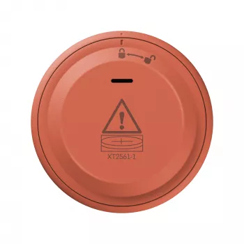 Localizador Motorola moto tag 2 — tracker universal, laranja, pilha CR2032, até 14400 h, 7,4 g, Ø 31,9 mm, 8 mm