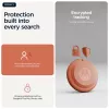 Localizador Motorola moto tag 2 — tracker universal, laranja, pilha CR2032, até 14400 h, 7,4 g, Ø 31,9 mm, 8 mm