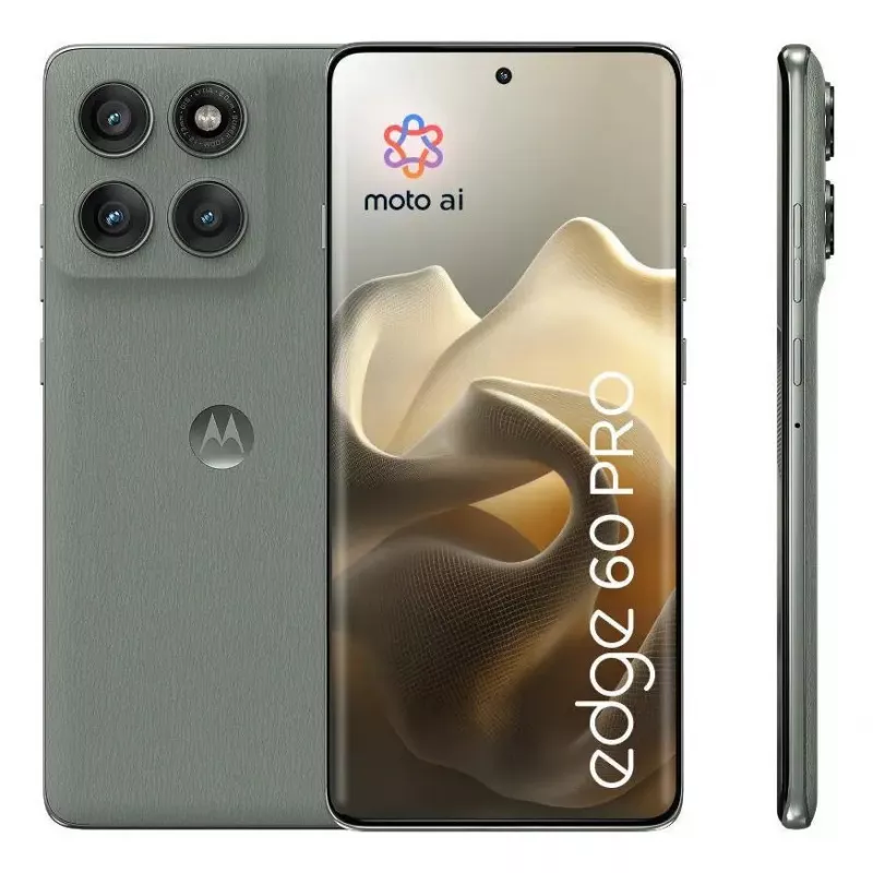 Motorola edge 60 pro PB7X0090DE 16,9 cm (6,67 polegadas) Dual SIM Android 15 5G USB Type-C 8 GB 256 GB 6000 mAh cinzento