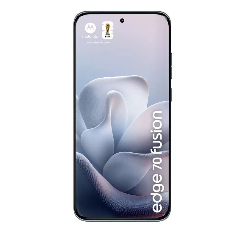Smartphone Motorola edge 70 fusion — 6,78 polegadas (17,2 cm) OLED, Snapdragon 7s Gen 3, 12 GB RAM, 256 GB, Dual SIM, 7000 mAh, azul-claro