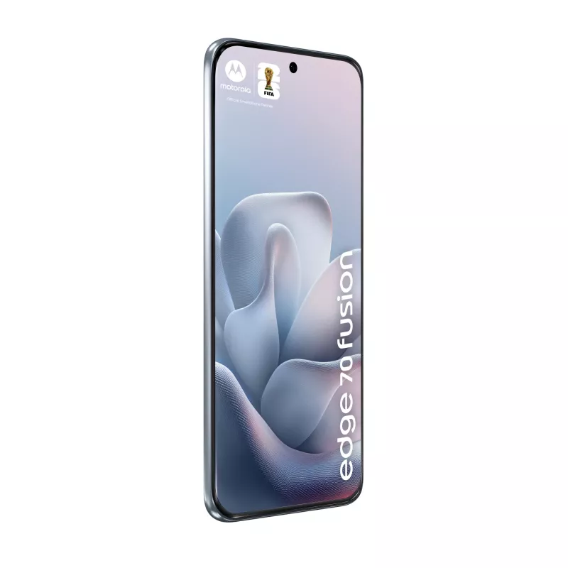 Smartphone Motorola edge 70 fusion — 6,78 polegadas (17,2 cm) OLED, Snapdragon 7s Gen 3, 12 GB RAM, 256 GB, Dual SIM, 7000 mAh, azul-claro