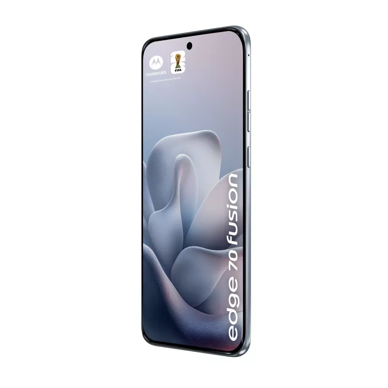 Smartphone Motorola edge 70 fusion — 6,78 polegadas (17,2 cm) OLED, Snapdragon 7s Gen 3, 12 GB RAM, 256 GB, Dual SIM, 7000 mAh, azul-claro
