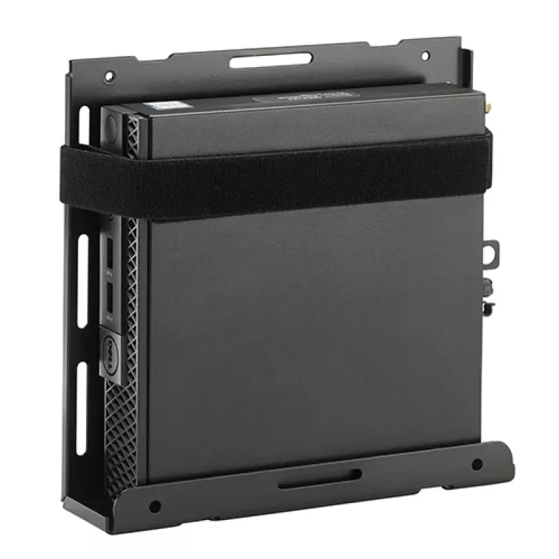 Kit de montagem Chief KRA232B – Suporte de coluna para thin client/PC, aço, preto, carga máx. 1,36 kg