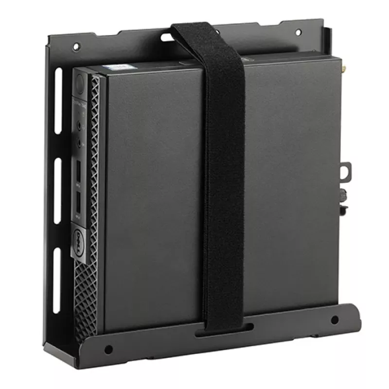 Kit de montagem Chief KRA232B – Suporte de coluna para thin client/PC, aço, preto, carga máx. 1,36 kg