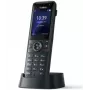 Telefone IP Yealink AX83H preto com ecrã TFT e Wi‑Fi