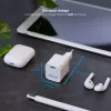 TooQ GAN Carregador de parede USB-C/PD 30W, branco, interior, AC, branco