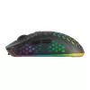 Mars Gaming MMW3, Rato gaming sem fios, RGB Flow, ultraleve 79g, 3200DPI, preto