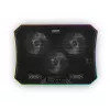 Mars Gaming MNBC6, Base de arrefecimento + suporte XL 19'' ARGB, 3 ventoinhas, suporte móvel