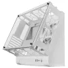 Mars Gaming MCB Caixa ATX XL para PC gaming branca Custom Premium Edition estrutura modular de duas câmaras