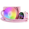 Mars Gaming ML-ONE120 Refrigeração líquida para CPU rosa TDP 200W espelho Infinity FRGB ventoinha silenciosa universal multisocket
