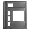 Mars Gaming MC-S1 Caixa compacta Micro-ATX para PC gaming preta iluminação ARGB 12 modos ventoinha FRGB janela lateral completa