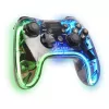 Mars Gaming MGP-24 Comando Sem Fios 2.4GPRO Neon RGB Vibração Háptica Dupla Joysticks Analógicos Dispositivo de Controlo para PC PS3 PS4 XBOX360 Raspberry Pi Mac Android