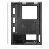 Mars Gaming MC-C Caixa de PC ATX Branca Painel Frontal em Malha Metálica Janela em Vidro Temperado 3 Ventoinhas FRGB Frontais de 120 mm