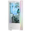 Mars Gaming MC-ULTRA White torre gaming XXL personalizada E-ATX com faixas LED ARGB duplas, janelas em vidro temperado duplas, estrutura de câmara vertical dupla