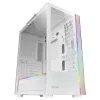 Mars Gaming MC-ULTRA White torre gaming XXL personalizada E-ATX com faixas LED ARGB duplas, janelas em vidro temperado duplas, estrutura de câmara vertical dupla
