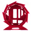 Mars Gaming MCORB Caixa de PC Gaming Micro-ATX XL Vermelha Design Redondo Personalizado Vidro Temperado Duplo
