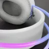 Mars Gaming MH-GLOW Headset Branco 360° Full Chroma RGB Flow Microfone com Cancelamento de Ruído Design Ultraleve Almofadas em Espuma com Memória Compatibilidade Universal
