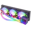 Mars Gaming ML-ULTRA360 Refrigeração Líquida de CPU Preta TDP 650W Espelho Infinito 3 Ventoinhas FDB ARGB Silenciosas Tubos ARGB Multisocket Universal