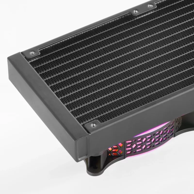 Mars Gaming ML-ULTRA360 Refrigeração Líquida de CPU Preta TDP 650W Espelho Infinito 3 Ventoinhas FDB ARGB Silenciosas Tubos ARGB Multisocket Universal